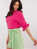 Elegant Women's Casual Sweater with Ruffled Sleeves