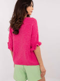 Elegant Women's Casual Sweater with Ruffled Sleeves