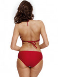 Trendy Two-Piece Swimsuit with Built-In Push-Up Top