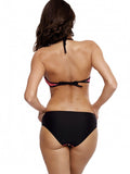 Ethno-Inspired Two-Piece Swimsuit with Push-Up Top