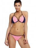 Vibrant Two-Piece Bikini with Elegant Details