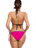Phenomenal Colorful Two-Piece Bikini Swimsuit Set