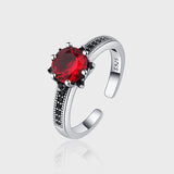 S925 Sterling Silver Personalized Skin Whitening Exquisite Small Delicate Lace Ring